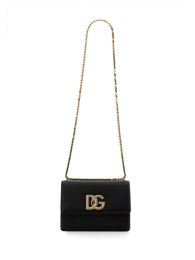 Dolce & Gabbana Woman Black Leather 3.5 Shoulder Bag