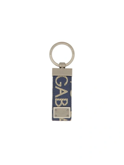 DOLCE & GABBANA DOLCE & GABBANA KEYCHAIN WITH LOGOED LABEL