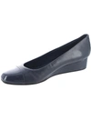 Easy Spirit Gracey Womens Dressy Slip On Wedge Heels In Blue