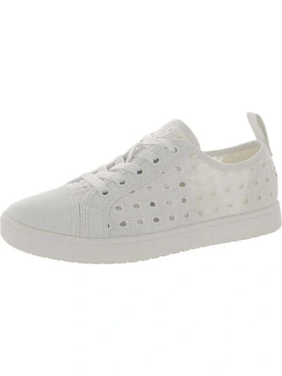 Koolaburra Womens Lifestyle Caged Casual And Fashion Sneakers In White