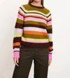 Velvet By Graham & Spencer Nessie Striped Sweater In Multi In Multi