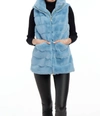 PATTY KIM LAUREN VEST IN BABY BLUE