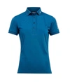 J. Lindeberg Women's Tour Tech Golf Polo In Moroccan Blue In Multi