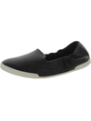 Carlos By Carlos Santana Malinda Womens Faux Leather Slip On Flats Shoes In Black