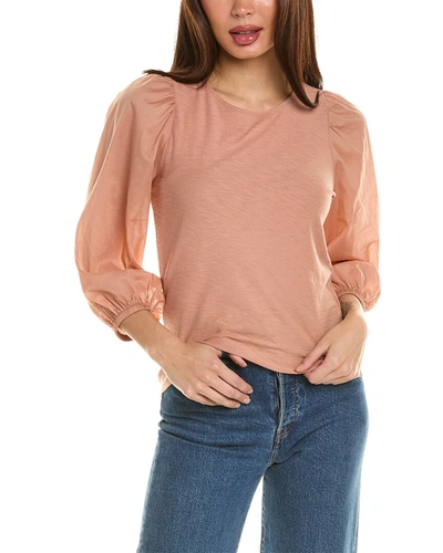 Nation Ltd Shalom Tie-back Combo Top In Pink