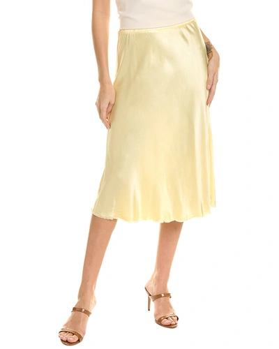Nation Ltd Mabel Bias Midi Skirt In Yellow