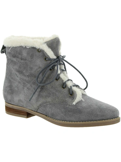 Array Canyon Womens Suede Ankle Ankle Boots In Grey