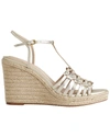 BODEN STRAPPY LEATHER WEDGE ESPADRILLE