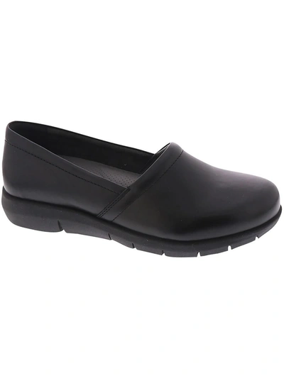 Softwalk Adora 2.0 Womens Leather Slip-on Loafers In Black