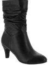 ARRAY KIMBERLY WOMENS LEATHER SLOUCHY MID-CALF BOOTS
