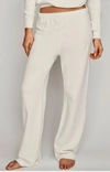 Éterne Straight Leg Sweatpant In White