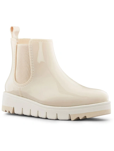 Cougar Womens Rubber Waterproof Rain Boots In White