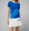 J. Lindeberg Bea Polo In Nautical Blue In Multi