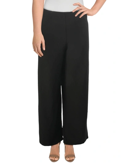 Cq By Cq Womens High Rise Office Wide Leg Pants In Black