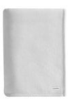 Calvin Klein Core Plush Blanket In Grey