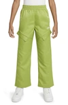 Nike Sportswear Big Kids' (girls') Pants In Pear/white