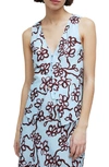MADEWELL MADEWELL FLORAL CUTAWAY VEST TOP