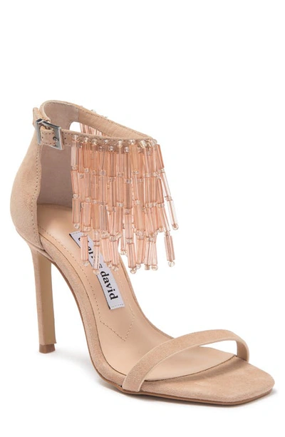 Charles David Women's Enrich Suede Fringe Sandals In Dark Beige