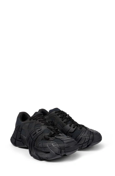 Camperlab Tormenta Panelled Mesh Trainers In Black