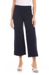 Fifteen Twenty High Waist Crop Wide Leg Pants In Navy