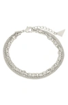 Sterling Forever Nevaeh Bracelet In Grey