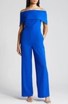 VINCE CAMUTO OFF THE SHOULDER JUMPSUIT