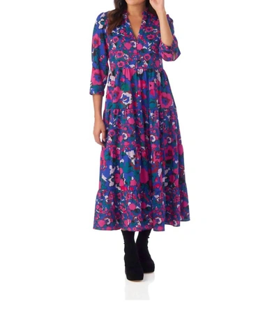 Crosby By Mollie Burch Macrostie Dress In Party Floral In Multi