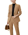 Bossy Chic 2pc Blazer & Pant Set In Green