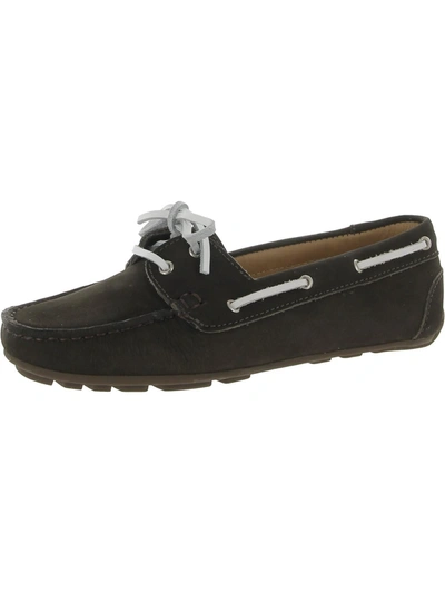 Driver Club Usa Dytona Womens Leather Slip-on Moccasins In Multi