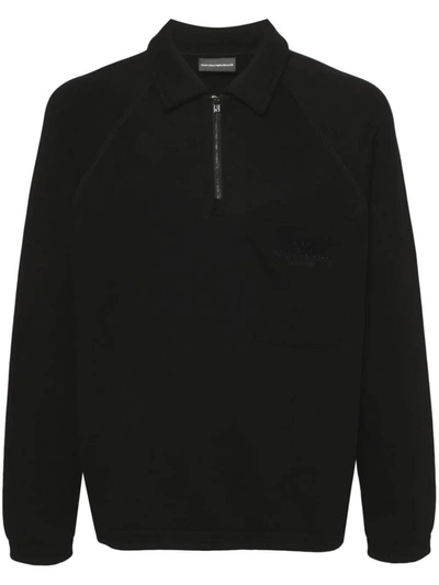 Ea7 Emporio Armani Sweaters In Black