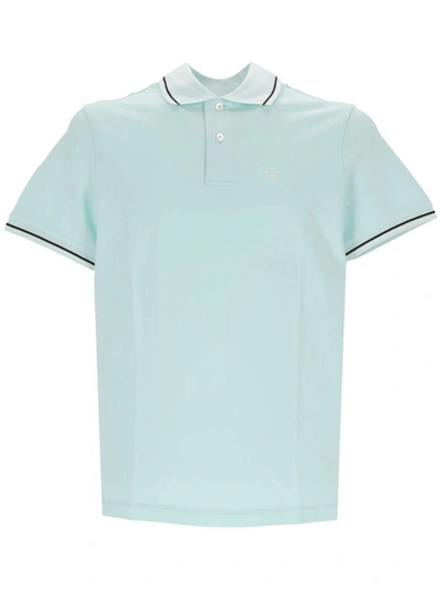 Ea7 Emporio Armani T-shirts And Polos In Turquoise
