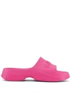 Ganni Flat Shoes In Shocking Pink
