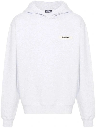 Jacquemus Man Sweatshirt Light Grey Size Xxl Cotton In Gray