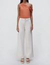 JONATHAN SIMKHAI DIXON WIDE LEG DENIM JEAN IN ECRU