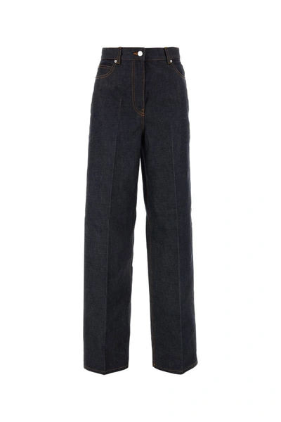 Ferragamo Salvatore  Pants In Denimscuro