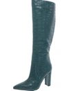 MARC FISHER GIANCARLO 2 WOMENS LEATHER ANIMAL PRINT KNEE-HIGH BOOTS