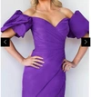 JOVANI SHORT DRESS IN PURPLE