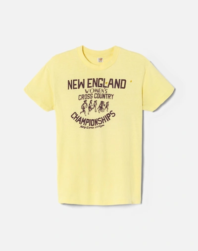 Marketplace 70s Hanes New England Tee -#17 In Yellow