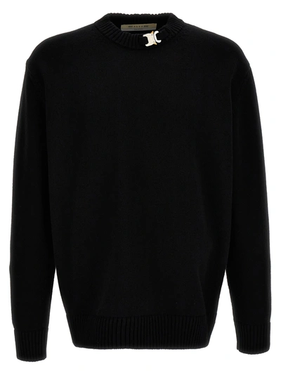 1017 Alyx 9 Sm Buckle Collar Sweater, Cardigans Black