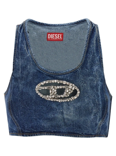 DIESEL DE-TOP FSE TOPS BLUE