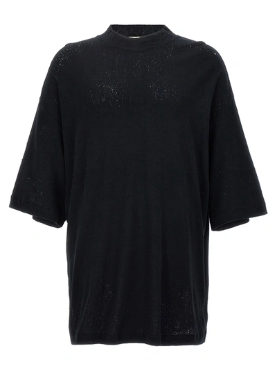 1017 Alyx 9 Sm Distressed Oversized T-shirt Black