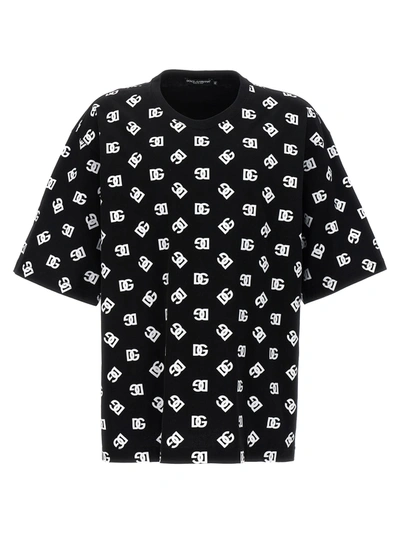 Dolce & Gabbana Logo Print T-shirt White/black