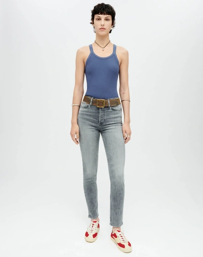 Re/done Extra Stretch 90s High Rise Ankle Crop In 27