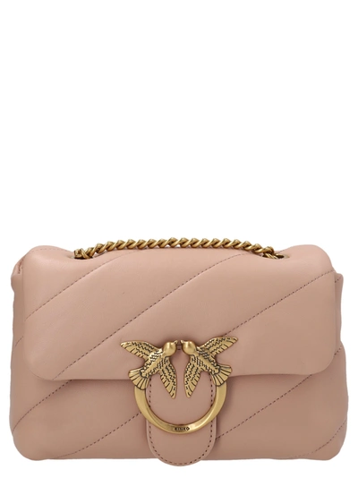 PINKO LOVE MINI PUFF CROSSBODY BAGS PINK