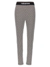 Rabanne Bodyline Monogram-jacquard Leggings