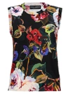 Dolce & Gabbana Floral-print Silk Tank Top