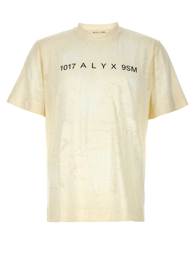 1017 Alyx 9 Sm Translucent Graphic T-shirt White In Neutral