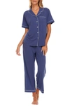 Flora By Flora Nikrooz Annie Matching Pajama Set In Dark Blue