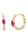Bony Levy El Mar Hoop Earrings In 18k Yellow Gold