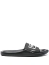 Kenzo Boke Flower 2.0 Pool Slides In Black